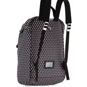 100% AUTHENTIC NEW PRADA MEN/WOMEN NYLON OCTAGON PRINT BACKPACK/BAG $_57.JPG?set_id=880000500F main image 3